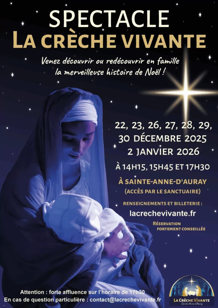 Crêche vivante ste Anne d'Auray